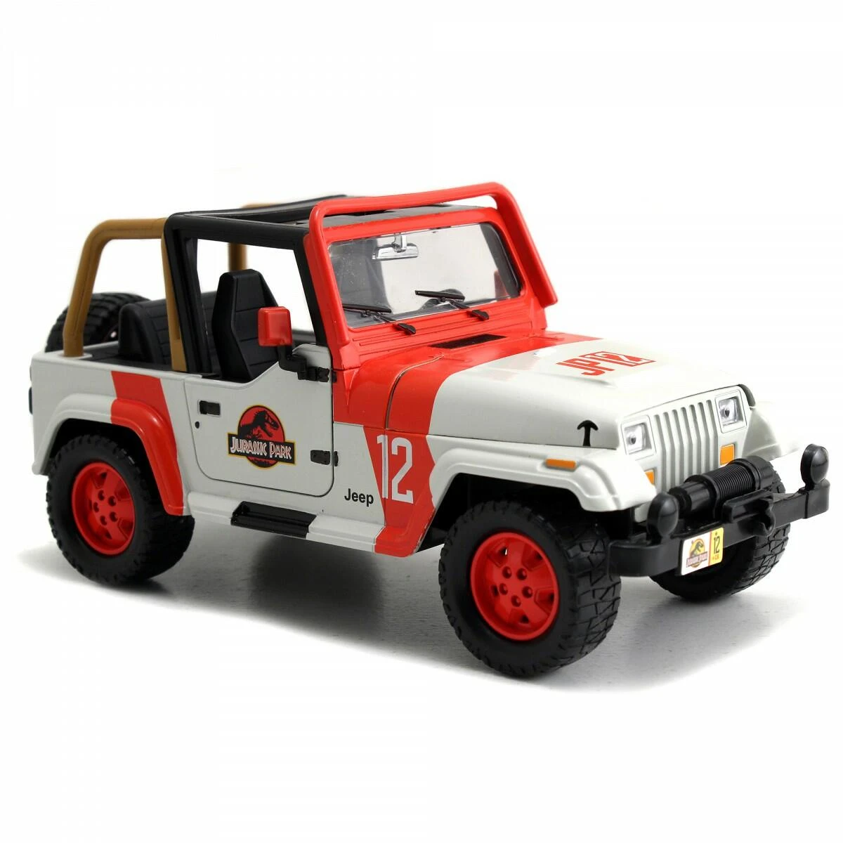 Jada Toys Jurassic Park - Jeep Wrangler 1:24 Scale Jada Hollywood Rides Die Cast Vehicle 4 Jada Toys Jurassic Park - Jeep Wrangler 1:24 Scale Jada Hollywood Rides Die Cast Vehicle - Image 2