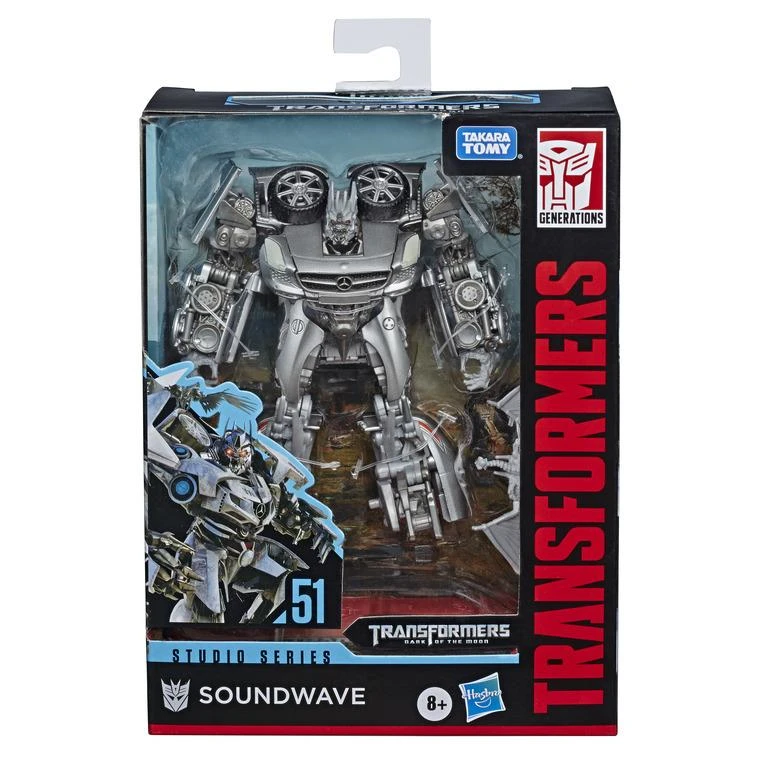 Hasbro Transformers Studio Series 51 Deluxe Class Action Figure: Soundwave 3 Hasbro Transformers Studio Series 51 Deluxe Class Action Figure: Soundwave