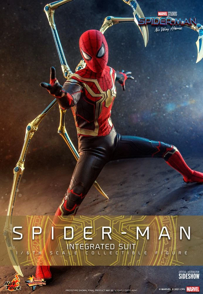 Spider-Man Intergrated Suit - Spider-Man Far From Home - Marvel Hot Toys Collectibles 1/6 Scale Action Figure 3 Spider-Man Intergrated Suit - Spider-Man Far From Home - Marvel Hot Toys Collectibles 1/6 Scale Action Figure