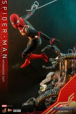 Spider-Man Intergrated Suit - Spider-Man Far From Home - Marvel Hot Toys Collectibles 1/6 Scale Action Figure 13 Spider-Man Intergrated Suit - Spider-Man Far From Home - Marvel Hot Toys Collectibles 1/6 Scale Action Figure -Hasbro Store spider man integrated suit marvel gallery 619542c9c1c35