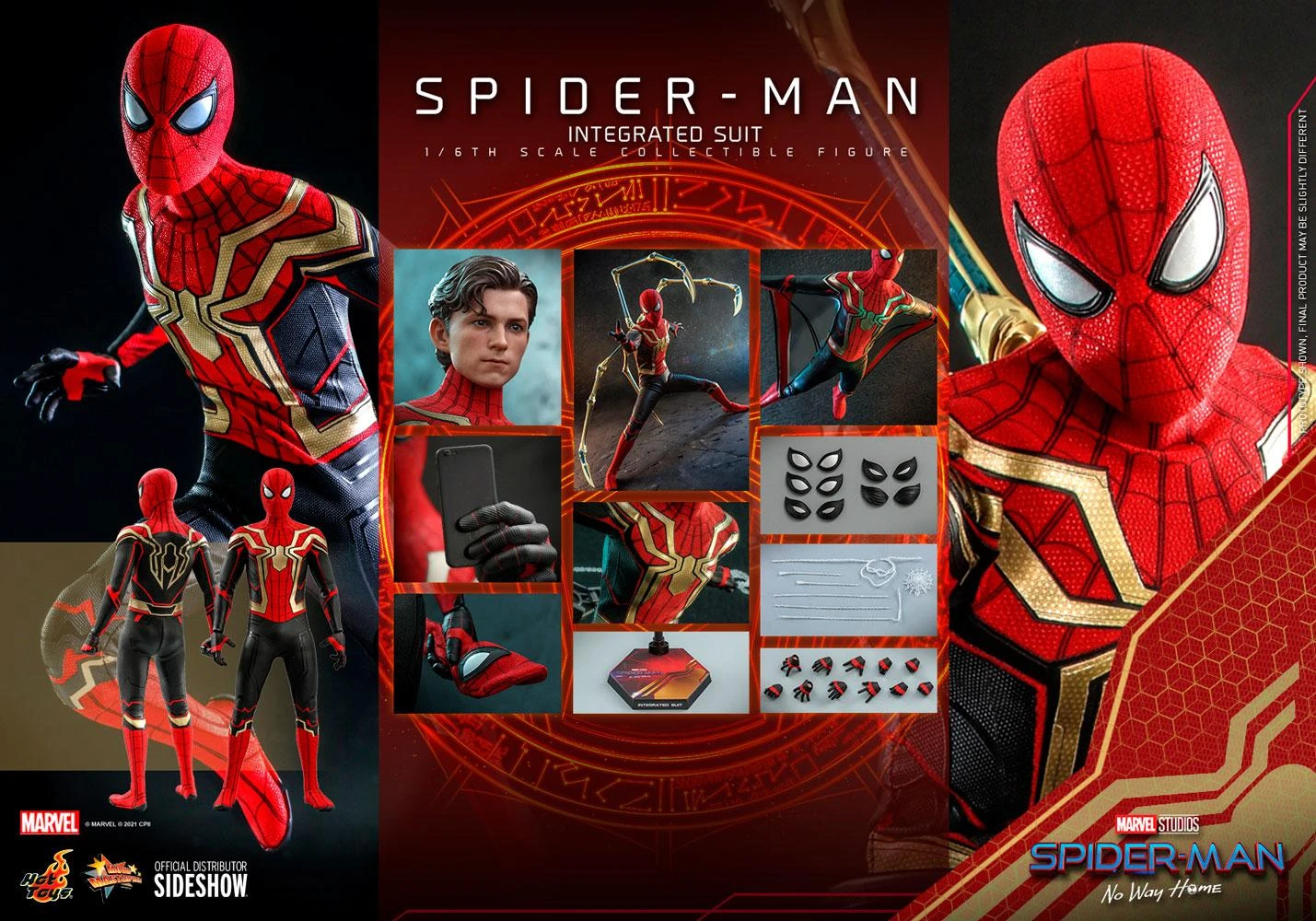 Spider-Man Intergrated Suit - Spider-Man Far From Home - Marvel Hot Toys Collectibles 1/6 Scale Action Figure 9 Spider-Man Intergrated Suit - Spider-Man Far From Home - Marvel Hot Toys Collectibles 1/6 Scale Action Figure - Image 7