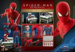 *PRE-ORDER Spider-Man Deluxe - Spider-Man: No Way Home Marvel Hot Toys Collectibles 1/6 Scale Action Figure -Hasbro Store spider man new red and blue suit deluxe version marvel gallery 6 6