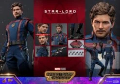 *PRE-ORDER Star-Lord - Marvel Guardians Of The Galaxy Vol. 3 Hot Toys Collectibles 1/6 Scale Action Figure -Hasbro Store star lord gallery 646655cc7051f