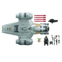 Hasbro Star Wars Mission Fleet Deluxe Action Figure - Razor Crest With The Mandalorian & The Child -Hasbro Store stuff