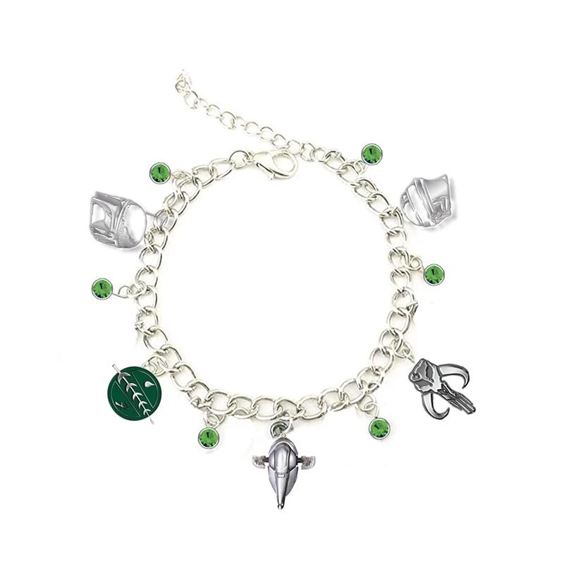 STAR WARS BOBA FETT CHARM BRACELET 3 STAR WARS BOBA FETT CHARM BRACELET