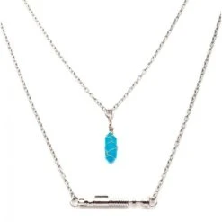 STAR WARS Kenobi - Obi-Wan Lightsaber Hilt Pendant Necklace Twin Set 8 STAR WARS Kenobi - Obi-Wan Lightsaber Hilt Pendant Necklace Twin Set -Hasbro Store swobsabrtpnk01 1 800x800 1