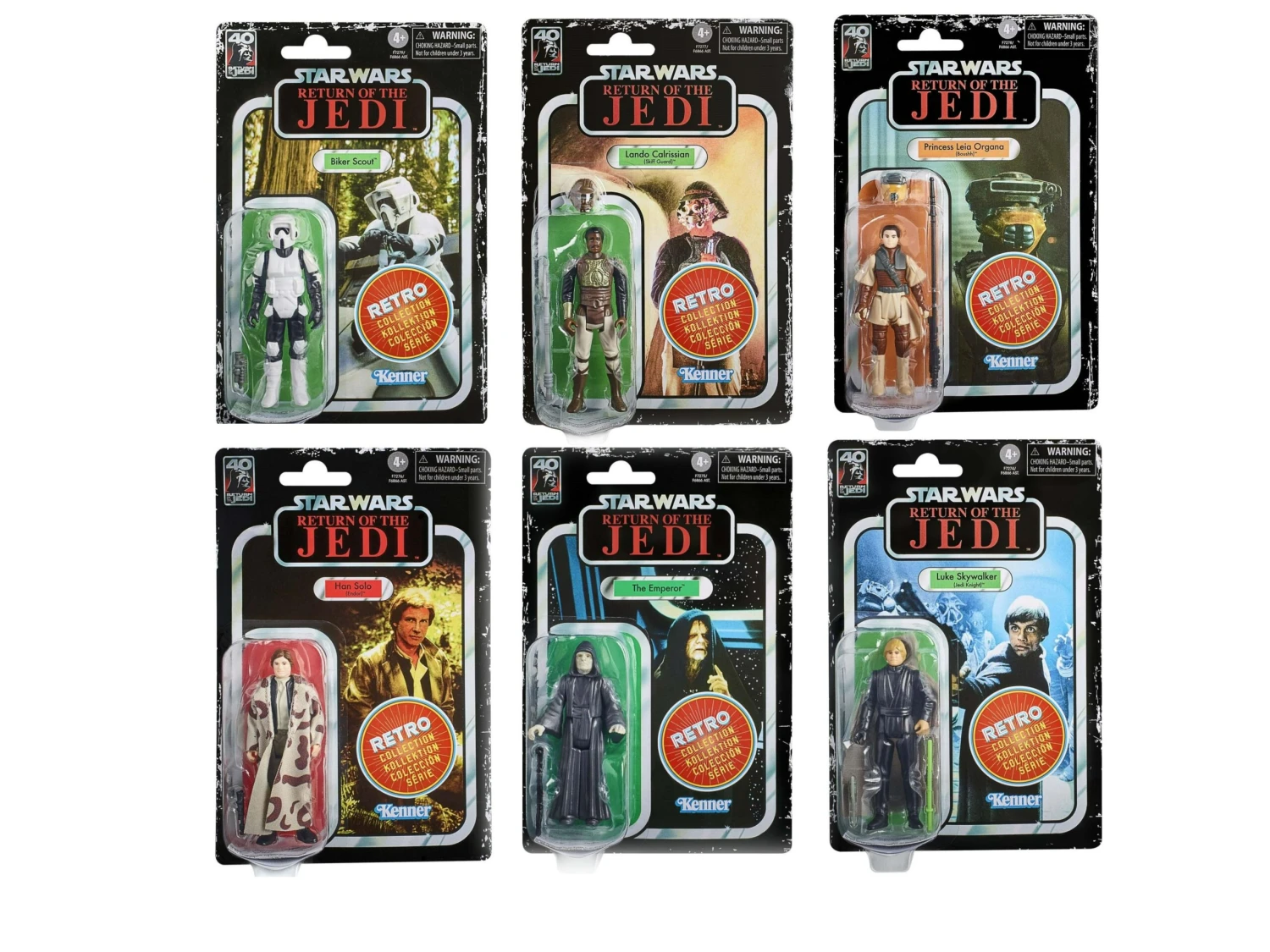 Hasbro Star Wars Retro Action Figure Wave 6 - Set Of 6 3 Hasbro Star Wars Retro Action Figure Wave 6 - Set Of 6