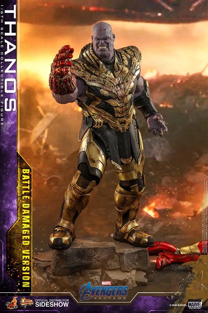 Thanos (Battle Damaged) - Marvel Avengers: Endgame Hot Toys Collectibles 1/6 Scale Action Figure 4 Thanos (Battle Damaged) - Marvel Avengers: Endgame Hot Toys Collectibles 1/6 Scale Action Figure - Image 2
