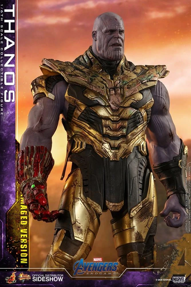 Thanos (Battle Damaged) - Marvel Avengers: Endgame Hot Toys Collectibles 1/6 Scale Action Figure 7 Thanos (Battle Damaged) - Marvel Avengers: Endgame Hot Toys Collectibles 1/6 Scale Action Figure - Image 5