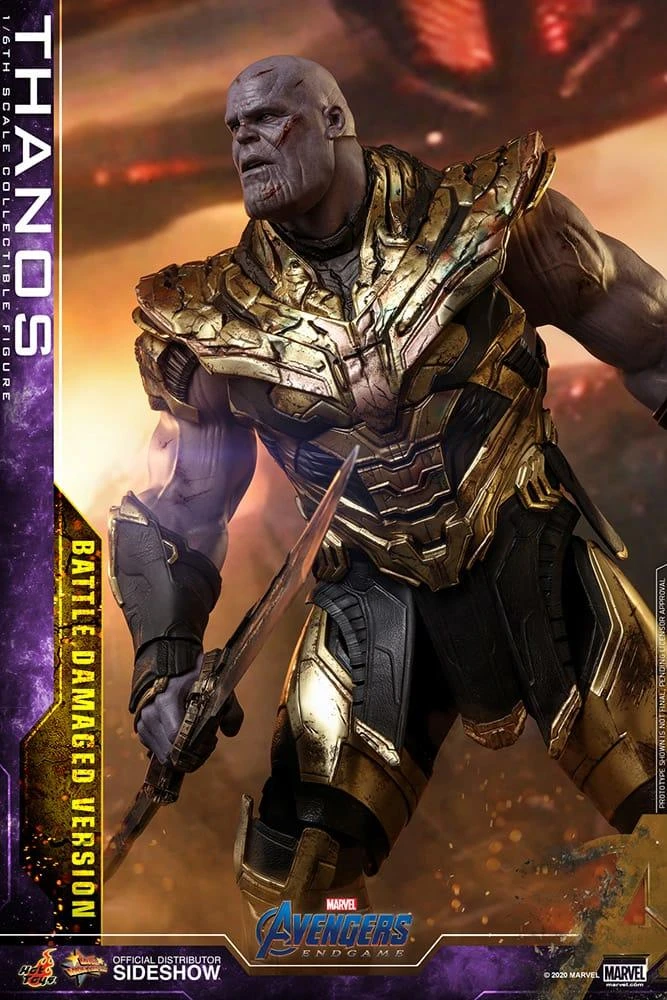 Thanos (Battle Damaged) - Marvel Avengers: Endgame Hot Toys Collectibles 1/6 Scale Action Figure 8 Thanos (Battle Damaged) - Marvel Avengers: Endgame Hot Toys Collectibles 1/6 Scale Action Figure - Image 6