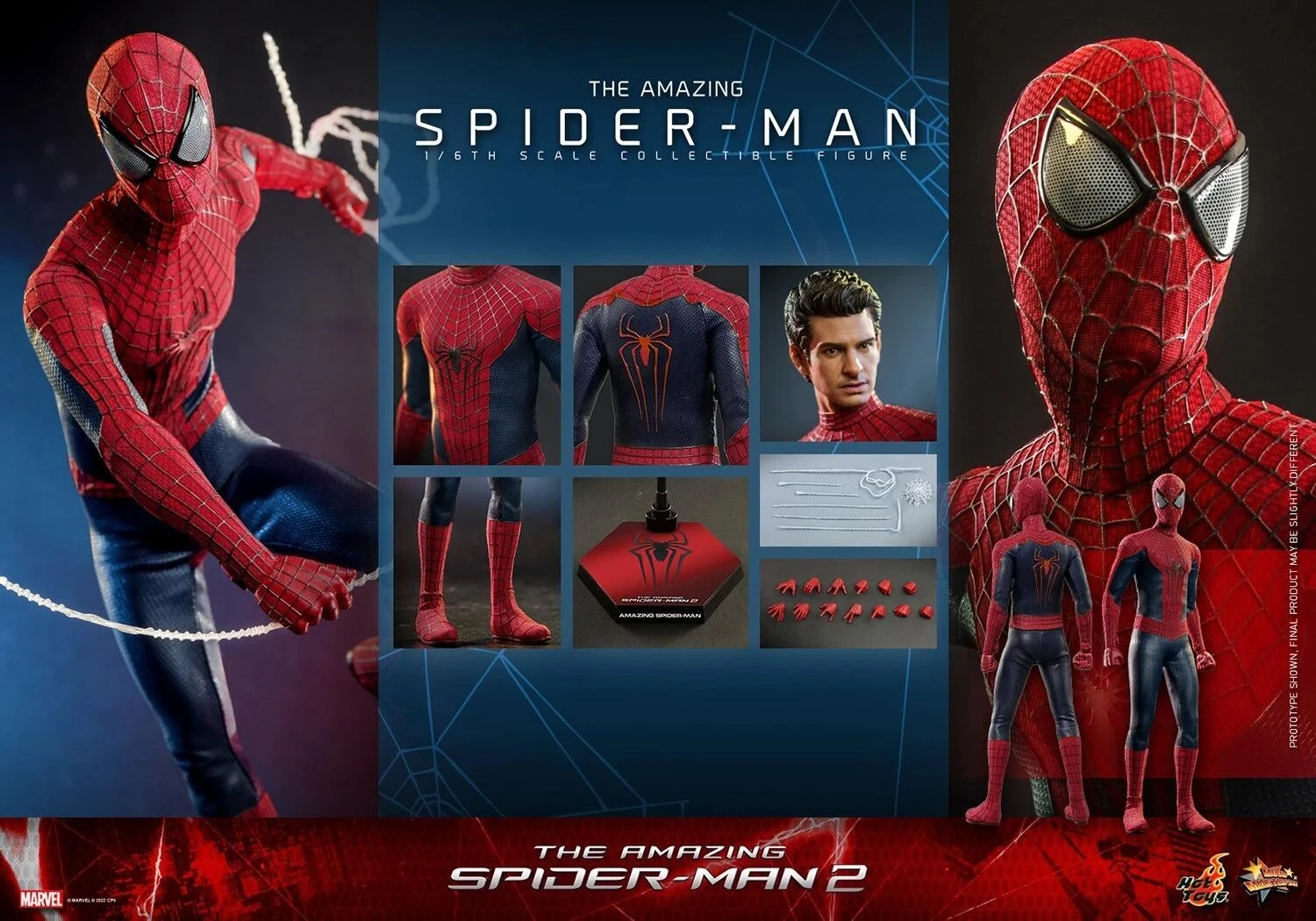 *PRE-ORDER Spider-Man - The Amazing Spider-Man 2 Marvel Hot Toys Collectibles 1/6 Scale Action Figure 11 *PRE-ORDER Spider-Man - The Amazing Spider-Man 2 Marvel Hot Toys Collectibles 1/6 Scale Action Figure - Image 9