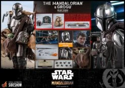 The Mandalorian And Grogu Deluxe Figure Set- Star Wars Hot Toys Collectibles 1/6 Scale Action Figure -Hasbro Store the mandalorian and grogu deluxe version star wars gallery 60db6 2