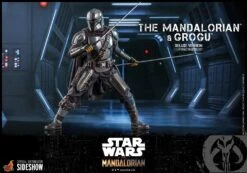 The Mandalorian And Grogu Deluxe Figure Set- Star Wars Hot Toys Collectibles 1/6 Scale Action Figure -Hasbro Store the mandalorian and grogu deluxe version star wars gallery 60db6 4