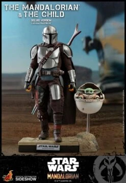 The Mandalorian And The Child (Deluxe) Figure Set- Star Wars Hot Toys Collectibles 1/6 Scale Action Figure