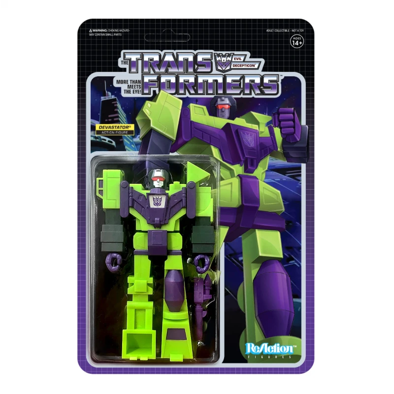 SUPER7 TRANSFORMERS DEVASTATOR - REACTION Action FIGURE 3 SUPER7 TRANSFORMERS DEVASTATOR - REACTION Action FIGURE