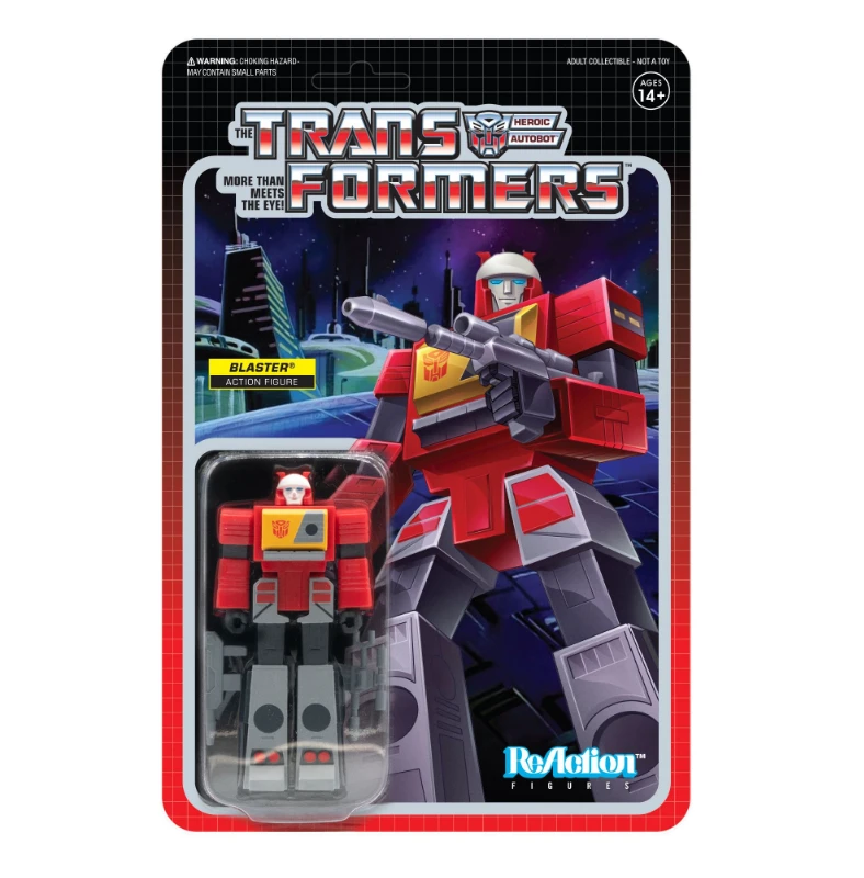 SUPER7 Transformers ReAction ActionFigure Wave 3 – Blaster 3 SUPER7 Transformers ReAction ActionFigure Wave 3 – Blaster