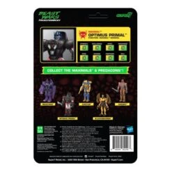 SUPER7 Transformers ReAction Action Figure Wave 7 - Beast Wars Optimus Primal -Hasbro Store tranw07 opr 01 2 800x800 1