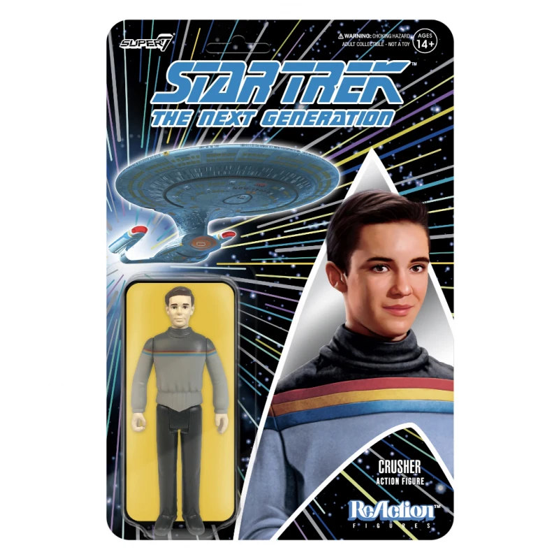 SUPER7 Star Trek: The Next Generation ReAction Action Figure Wave 1 - Wesley Crusher 3 SUPER7 Star Trek: The Next Generation ReAction Action Figure Wave 1 - Wesley Crusher