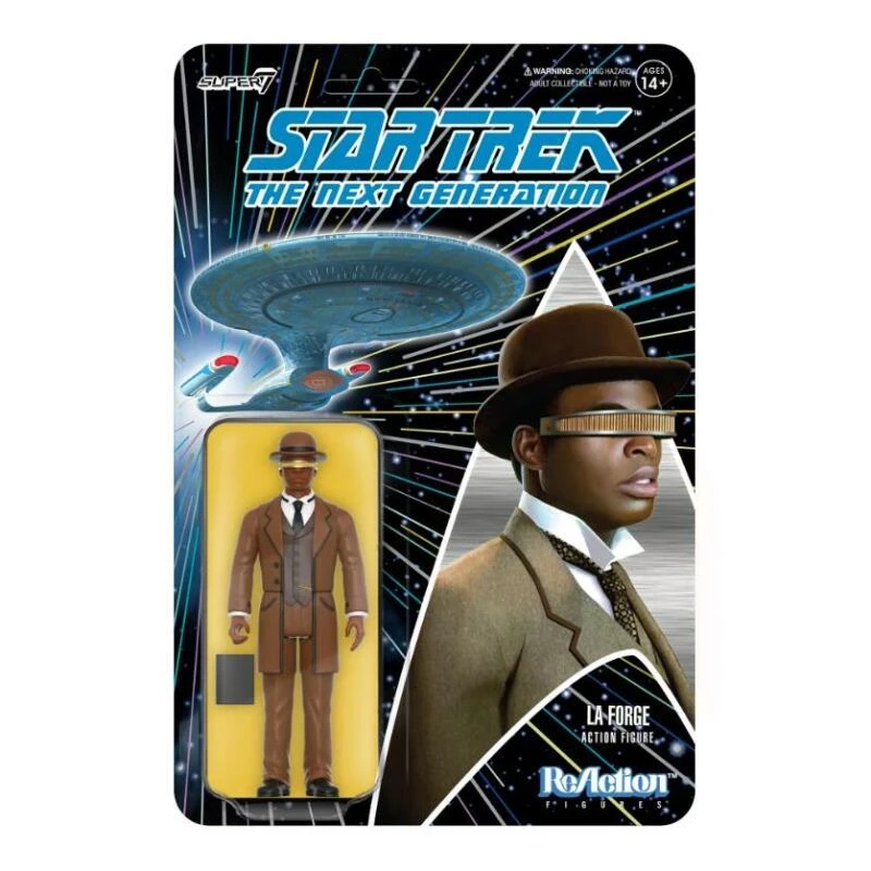 SUPER7 Star Trek: The Next Generation ReAction Action Figure Wave 3 - Elementary Geordi La Forge 3 SUPER7 Star Trek: The Next Generation ReAction Action Figure Wave 3 - Elementary Geordi La Forge