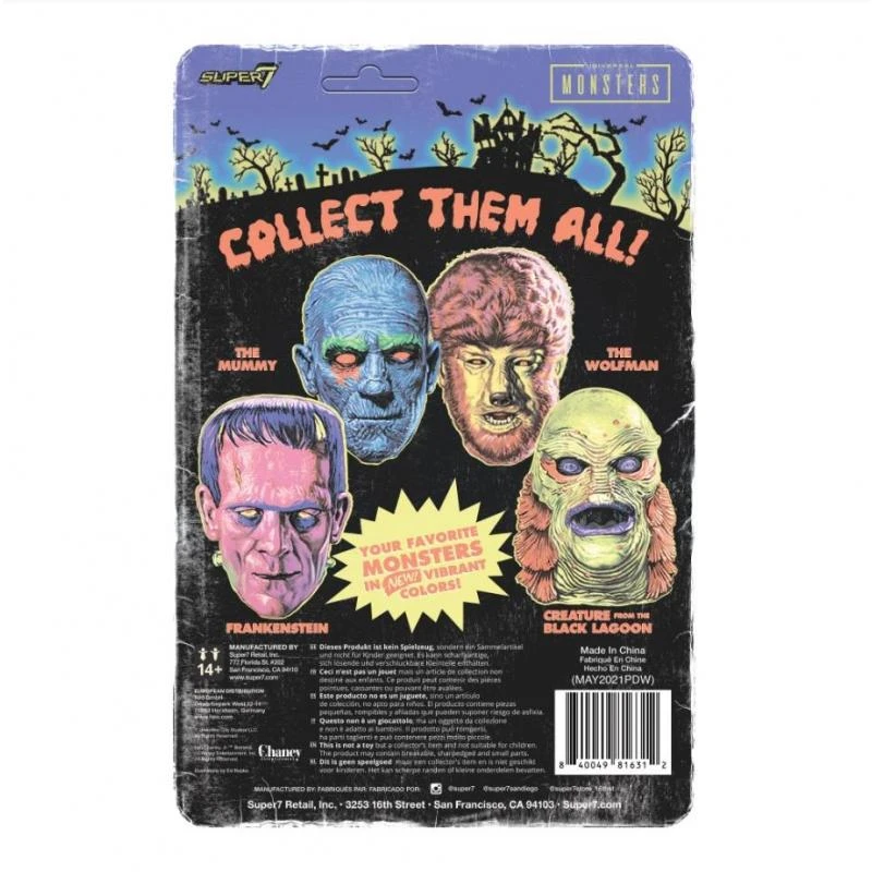 SUPER7 Universal Monsters ReAction Action Figure - Frankenstein (Costume Colours) 5 SUPER7 Universal Monsters ReAction Action Figure - Frankenstein (Costume Colours) - Image 3